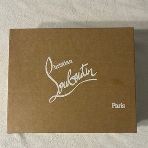 Christian Louboutin Silver Studded Sandals